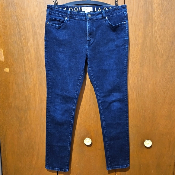 Kate Spade - Broome Street Dark Indigo Wash Skinny Jeans - Women's Size 31 - Picture 2 of 13